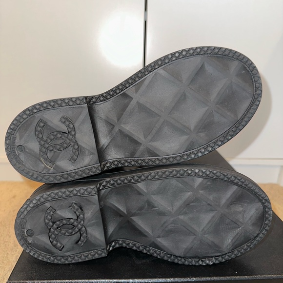 Chanel Rainboots size 38 - Black - Picture 10 of 14